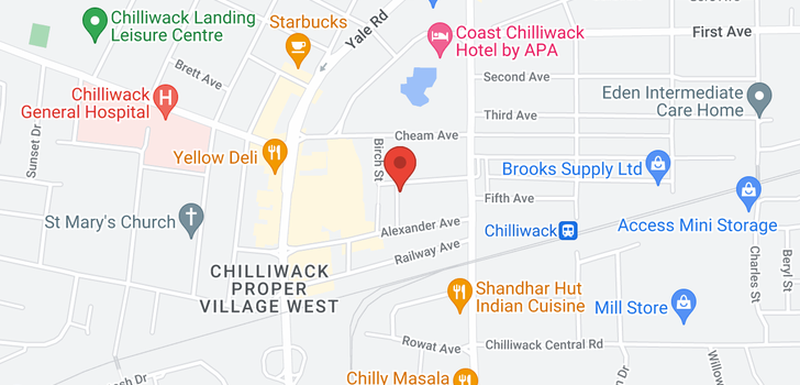 map of 45892 CHESTERFIELD AVENUE